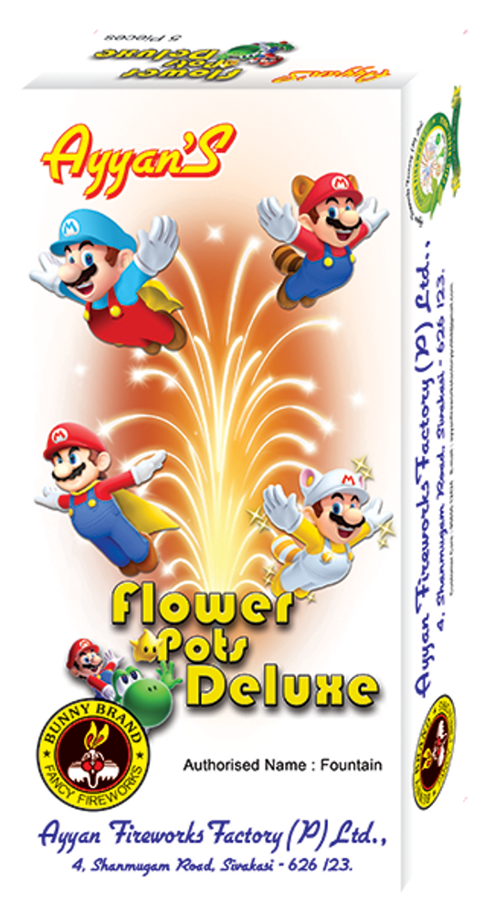 Flower Pots Deluxe (5 Pcs./Box)