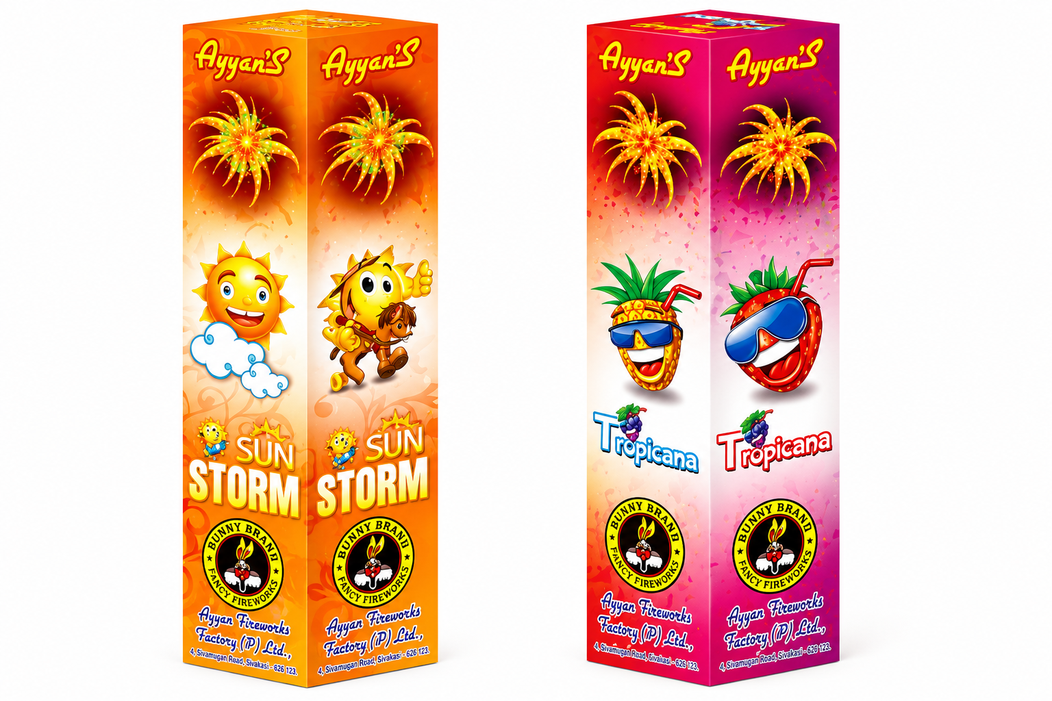 3" shell - Sun Storm / Tropicana
