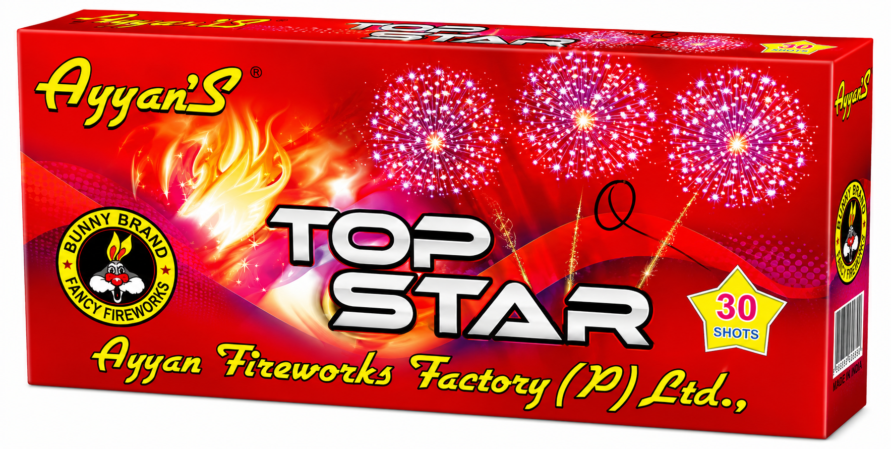 Top Star 1¾" Shell Crackling (3x10)