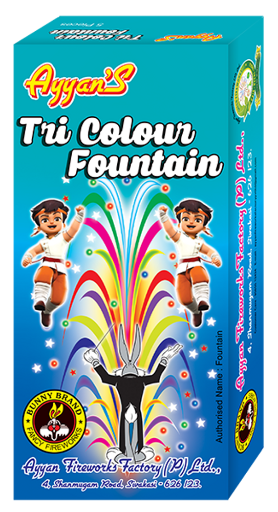 Tri colour Fountain (5 Pcs./Box)