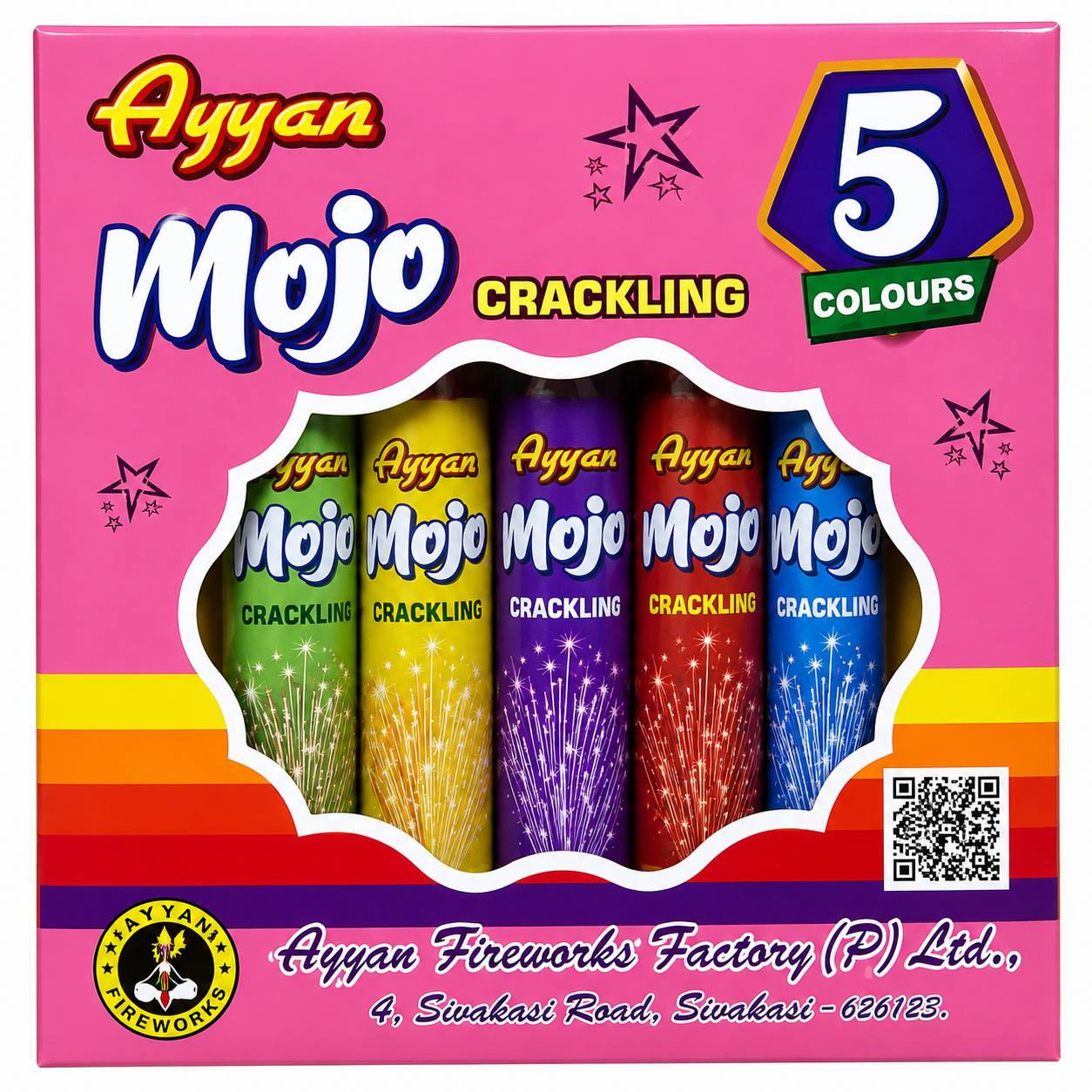 Mojo (5 Colour Crackling) (5 Pcs./Box)