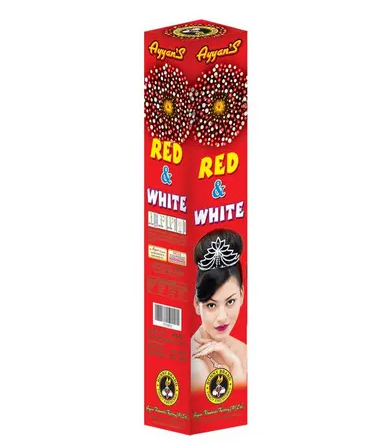 2" shell - Red and White